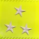 Applikation Sterne - silber