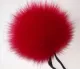 LOVAfur Faux Fur PomPon rot