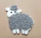 Applique Sheep gray
