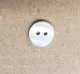 Mother-of-pearl button white - 9 mm