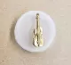 Button plastic "Guitar" - 30 mm
