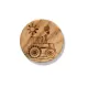 Knopf Trecker - Holz 15 mm