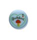 Button Lucky Child - 15 mm - blue