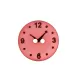 Knopf Polyester "Uhr" 15 mm pink