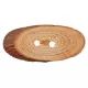 Holzknopf länglich - 50 mm