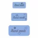 Label set - Hand Made - light blue
