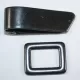 Metal Clasp black 25 mm