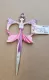 Hemline Embroidery Scissor angel - pink