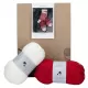 Novita Ulrika sock kit red