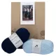 Novita Ulrika sock kit blue