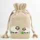Lantern Moon Meadow String Bag nature/ white