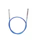 Knit Pro Seil FEST - BLAU 50 cm