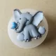 Knopf Kunststoff - 34 mm
