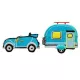 Applique Convertible with Caravan