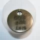 Label Button "Made with Love" - antique brass