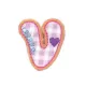 Applique Letter V