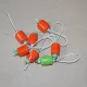 Knit Pro Stitch Markers - Orange Lily