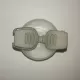 Kordelstopper 20 mm grau
