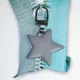 Zipper Pull Star grey