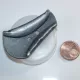 Knopf Kunststoff - 48 mm - altsilber