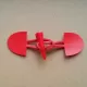 Duffle Coat Toggle red - 110 mm