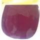 Kleiber Faux Velour Patches - oval bordeaux