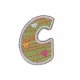 Applikation Buchstabe C