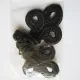 Posamentenverschluss schwarz 120 mm