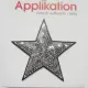 Applique Heart with Sequins - silver
