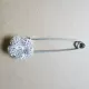 Kilt Pin Rhinestone Flower