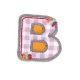Applikation Buchstabe B