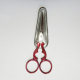Kleiber Embroidery Scissor metallic red
