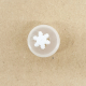 Knopf Schneeflocke - 10 mm