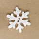 Knopf Schneeflocke - 34 mm