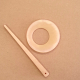 Shawl Pin round apricot