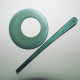 Shawl Pin round petrol