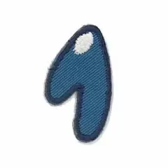 Applique Number 1