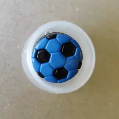Knopf mit Öse - Fußball