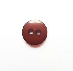 Button Plastic brown 11 mm