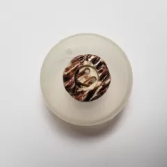 Knopf Hirschhornimitat - 15 mm