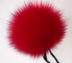 LOVAfur Faux Fur PomPon rot