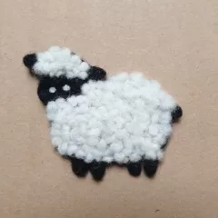Applique Sheep white