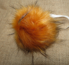 LOVAfur Faux PomPon curry