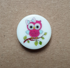 Knopf Eule - 15 mm