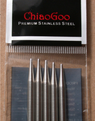 ChiaoGoo Nadelspiel Stahl 15 cm - 6,0