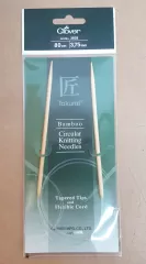 Clover Rundstricknadel Bambus 80 cm - 4,0