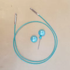 Knit Pro Cable Mindful 50 cm (20") mint