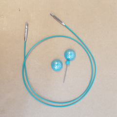 Knit Pro Cable Mindful 80 cm (32") mint