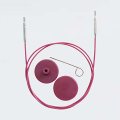 Knit Pro Seil Edelstahl FEST - LILA 40 cm