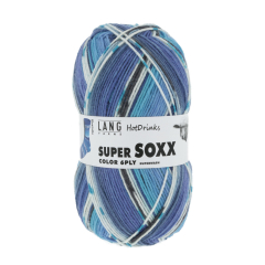 Lang Yarns Super Soxx Color 6-fach - BlueLatte